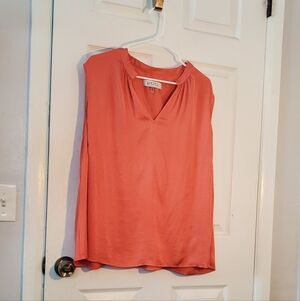 Kasper Women's Sleeveless Blouse in Coral